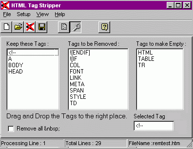 html stripper batch Html stripper batch