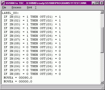 SS1000 program, converted to MCPI basic