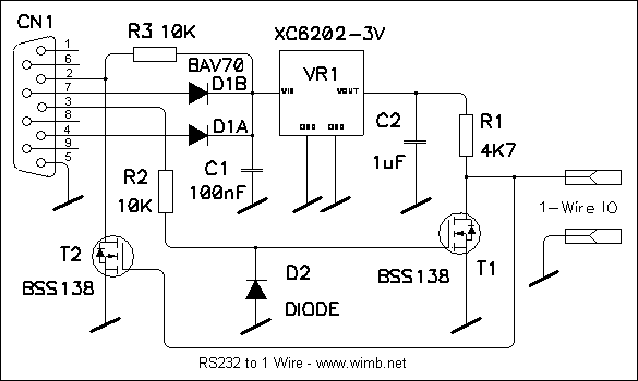 iButton Adapter schematic diagram