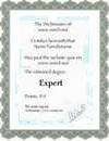 Sample Certificate