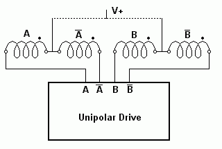  6 wires stepper motor driver