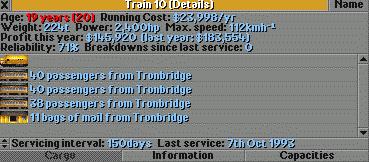 Train 10 is getting old