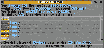 Bad result of Train 26